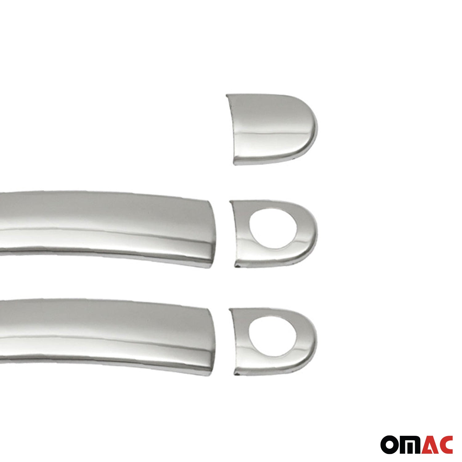 2012-2019 VW Beetle Car Door Handle Cover Protector Stainless Steel Chrome 2 Key Hole