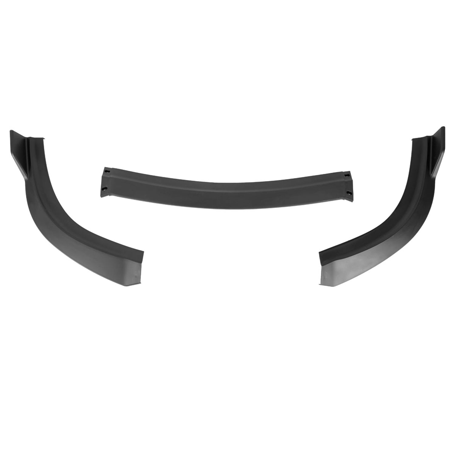 2015-2021 Chrysler 300 Matte Black 3Pcs Front Bumper Lip Splitter Kit