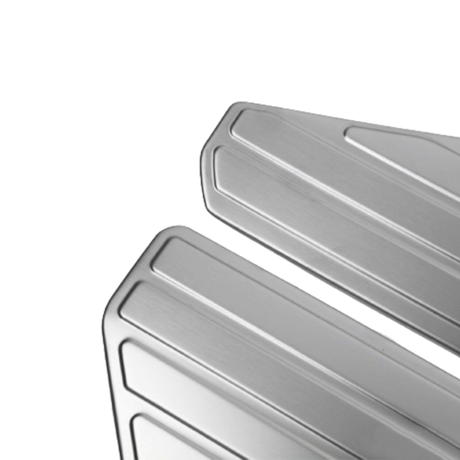 2010-2020 VW Amarok Door Sill Scuff Plate Scratch Protector Stainless Steel Brushed