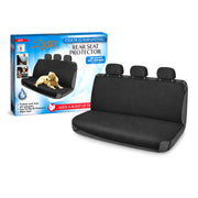 Rear Bench Car Seat Cover Odor Eliminating Pet Hammock Black