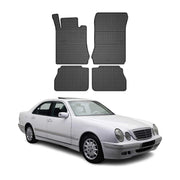 1996-2002 Mercedes E Class W210 Sedan Floor Mats Liners Full Set All Weather Rubber Black