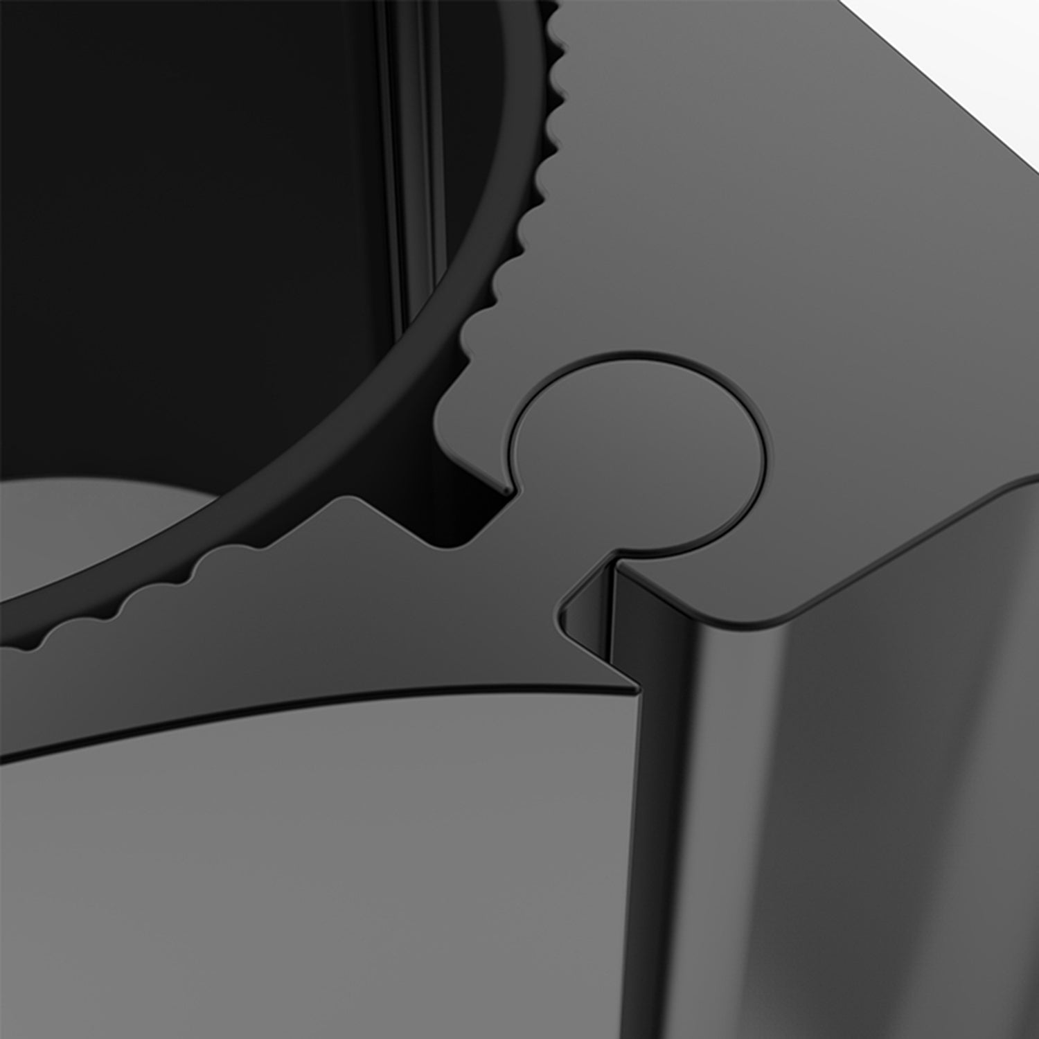 Universal 2" Aluminum Light Mounting Brackets Black