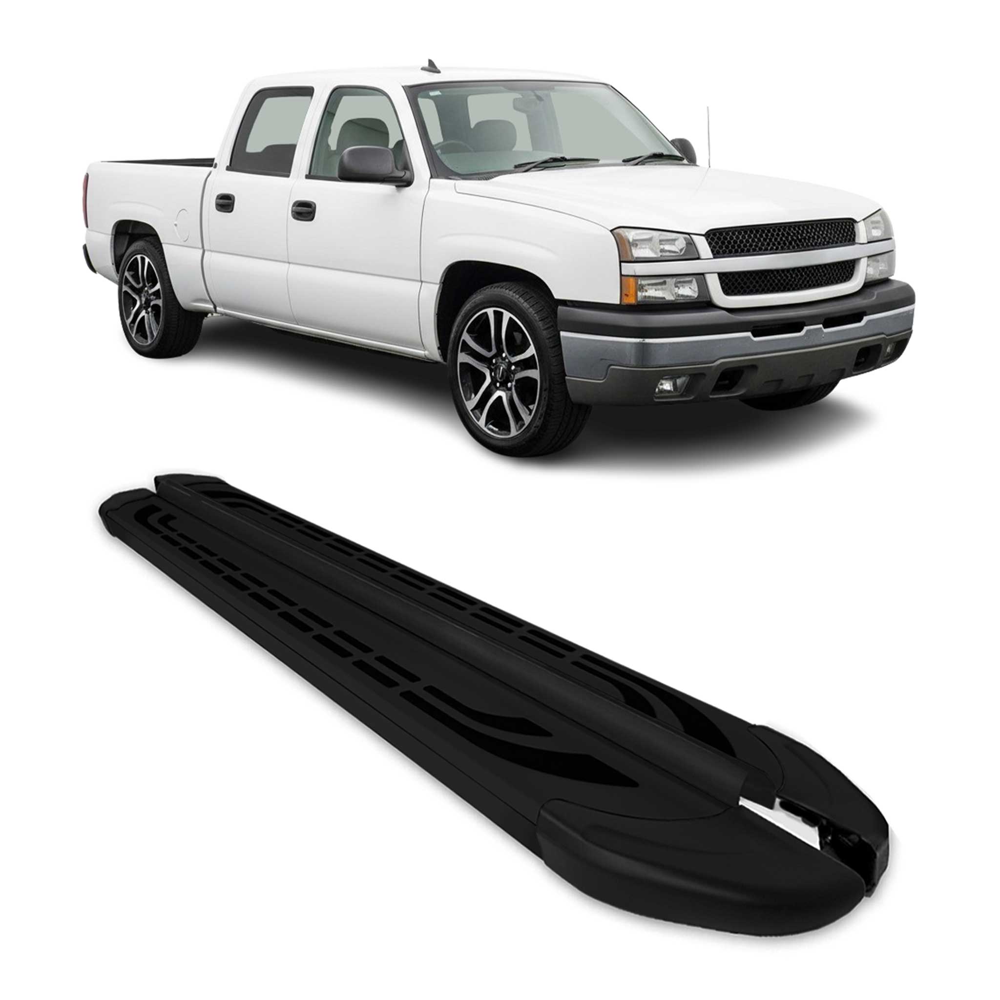 2001-2019 Chevrolet Silverado / GMC Sierra Nerf Bar Side Step Running Boards Alu