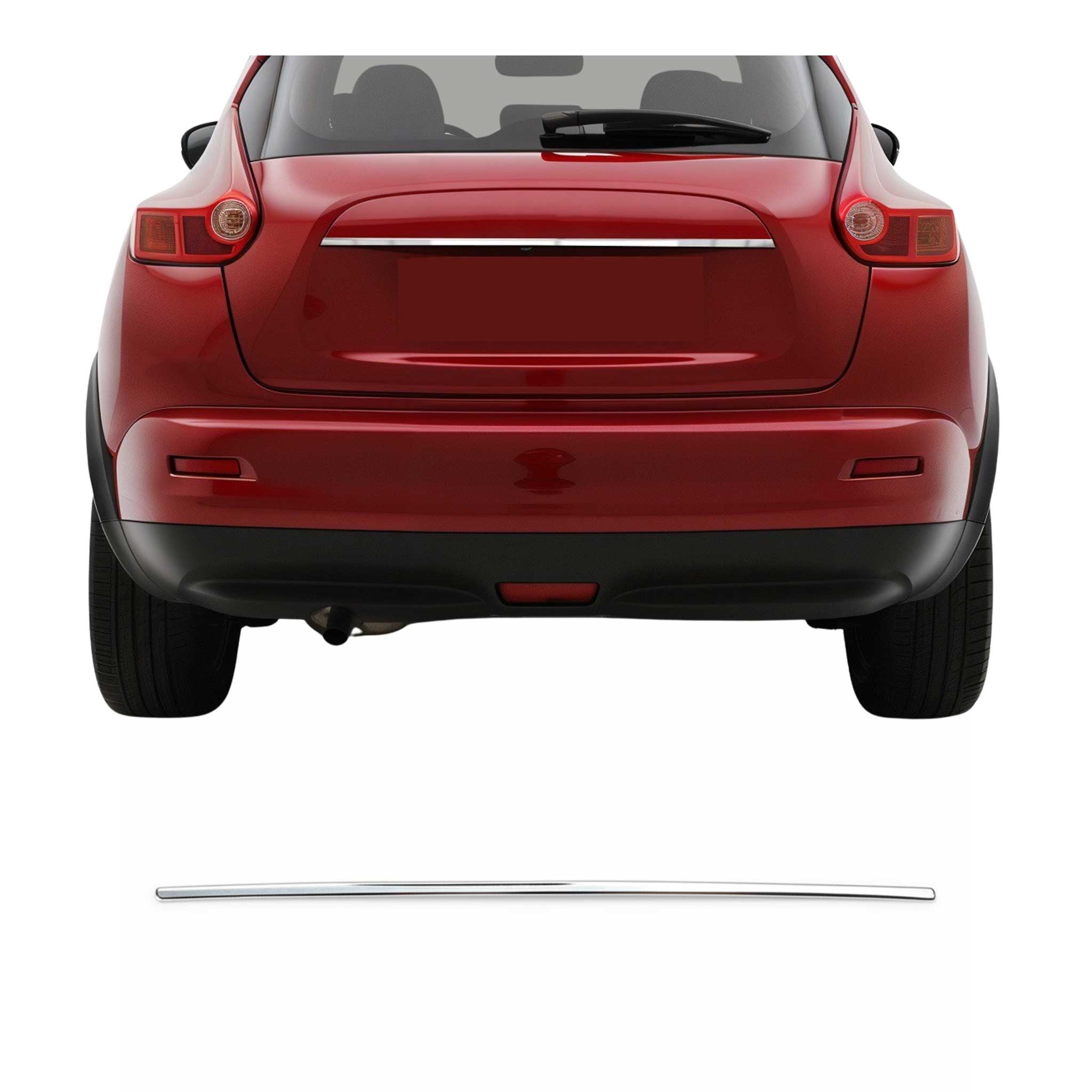 2011-2017 Nissan Juke Rear Trunk Tailgate Door Handle Cover Stainless Steel Silver 1Pc