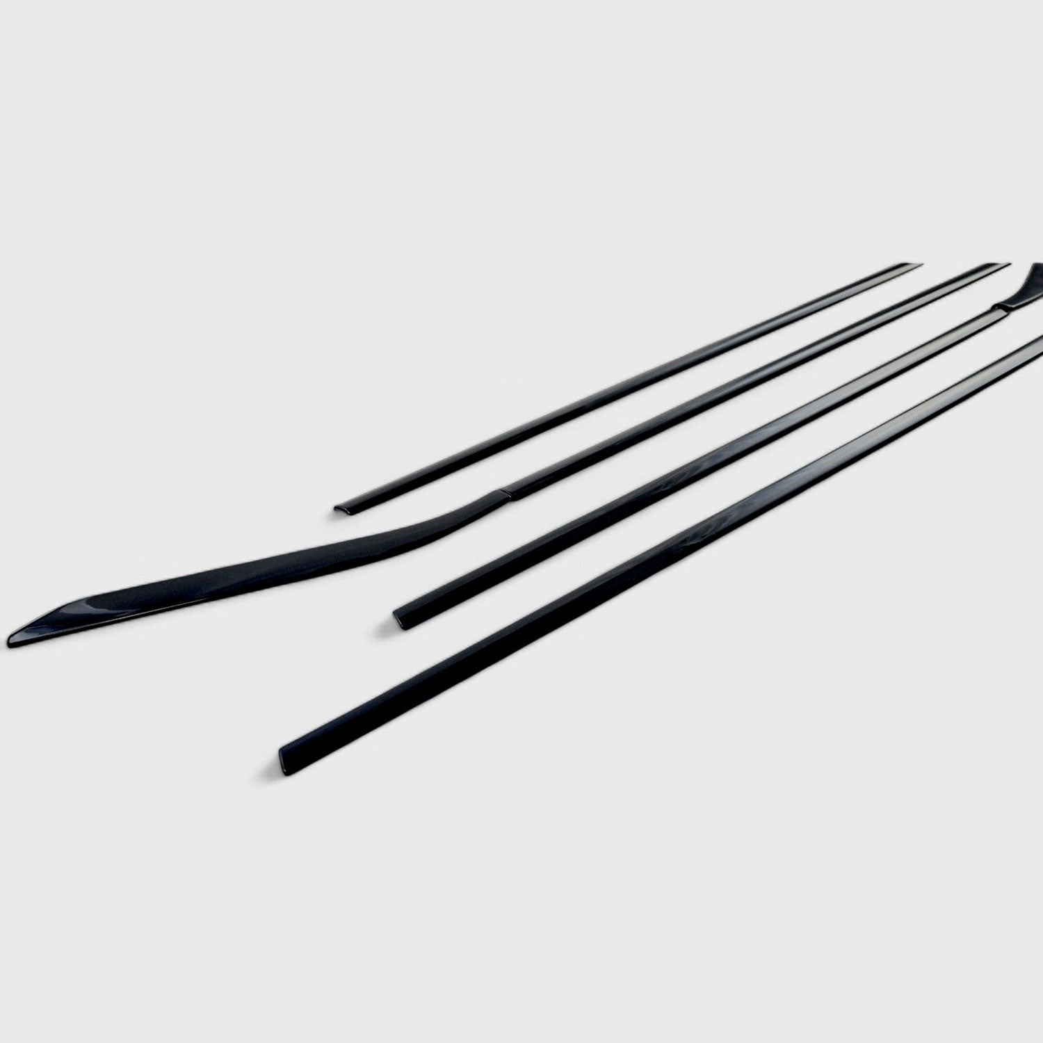 2020-2025 Nissan Sentra Window Trim Set Gloss Black 6Pcs ABS Plastic