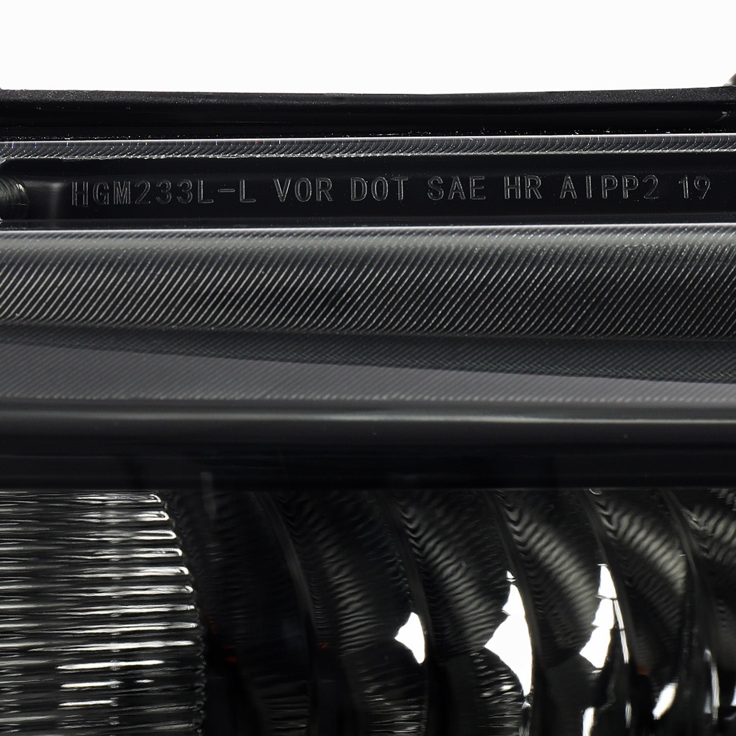 2019-2021 Chevy Silverado 1500 Factory Projector Headlight Matt Black/Smoke