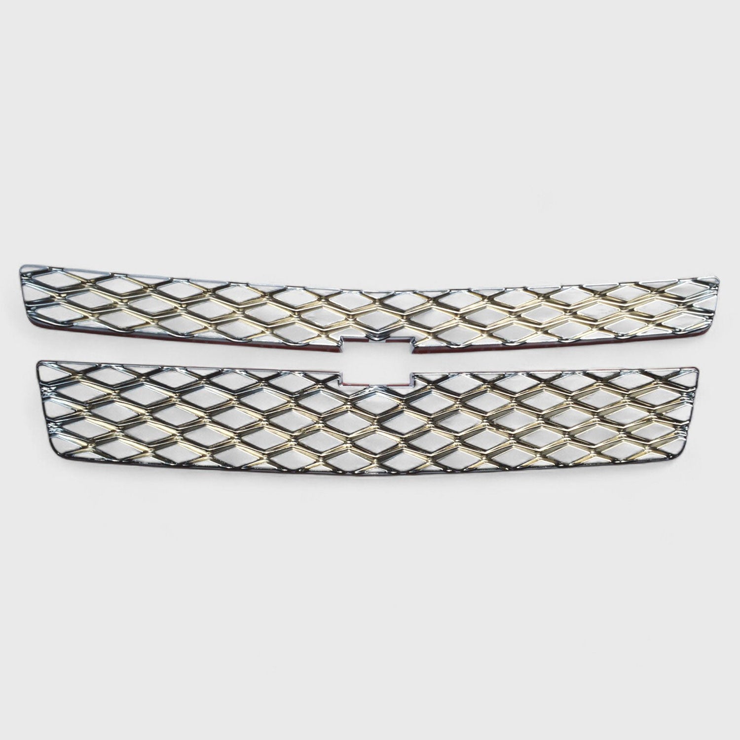 2015-2020 Chevrolet Suburban / Tahoe Grille Overlay Chrome 2Pcs ABS Plastic