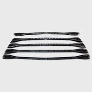 2019-2022 Chevrolet Blazer Grille Overlay Gloss Black 5Pcs ABS Plastic