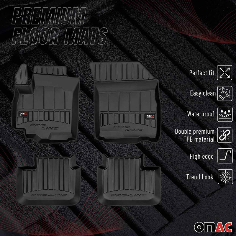 2017-2023 Subaru Impreza Premium Floor Mats Liners Full Set All Weather Heavy Duty