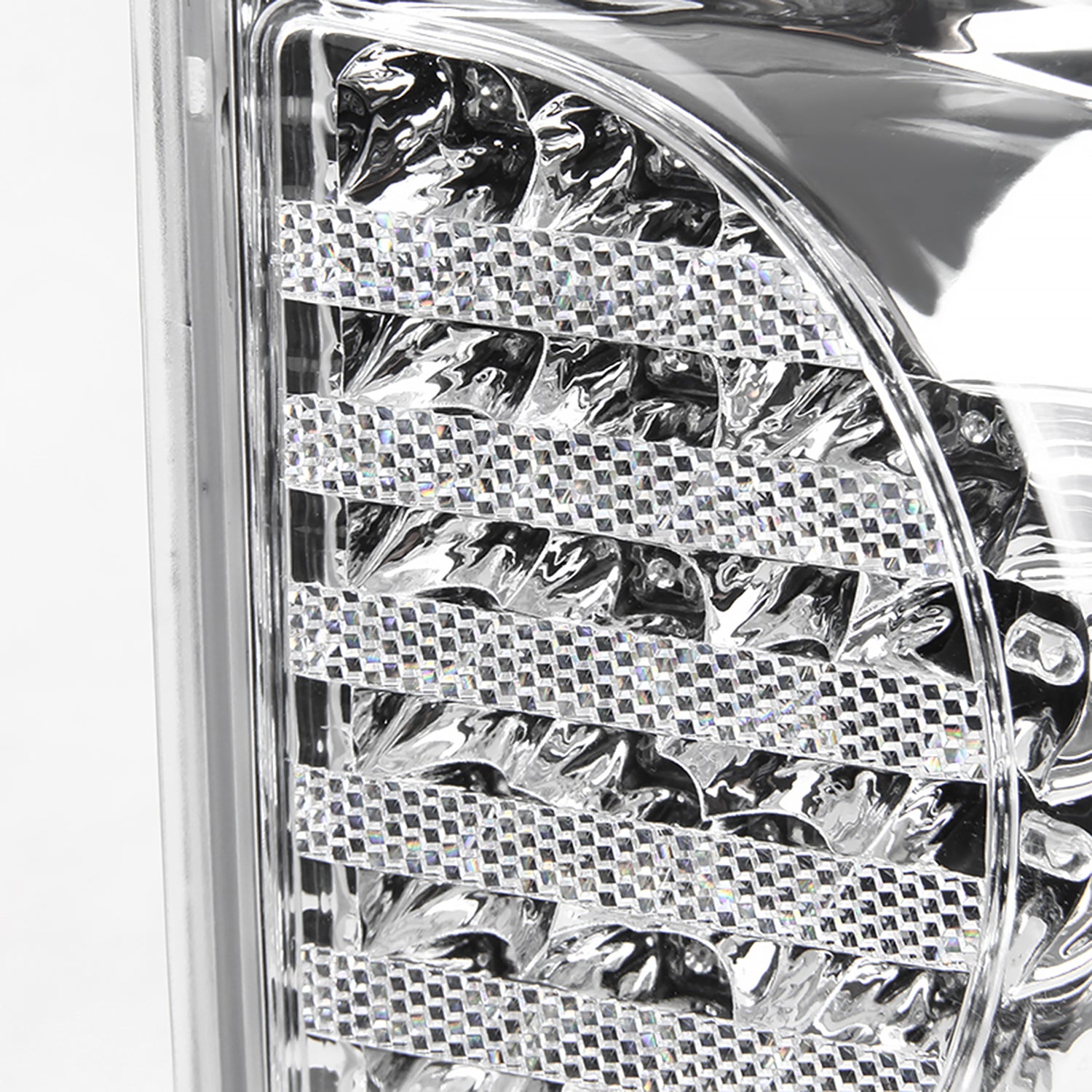 1997-2007 Ford F-150/F-250/350/450/550 Styleside V2 LED Tail Lights Chrome