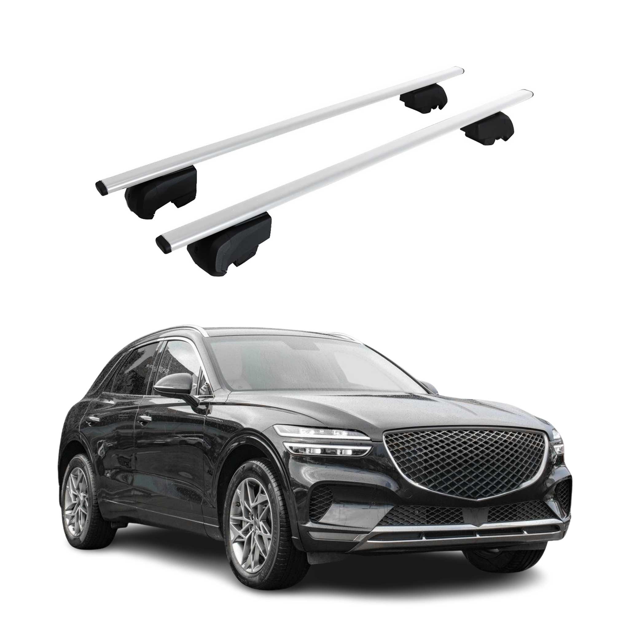2022-2025 Genesis Gv70 Roof Rack Cross Bars Silver