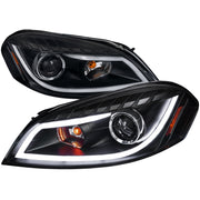 2006-2013 Chevy Impala / Impala Limited /Monte Carlo LED Bar Headlights Black