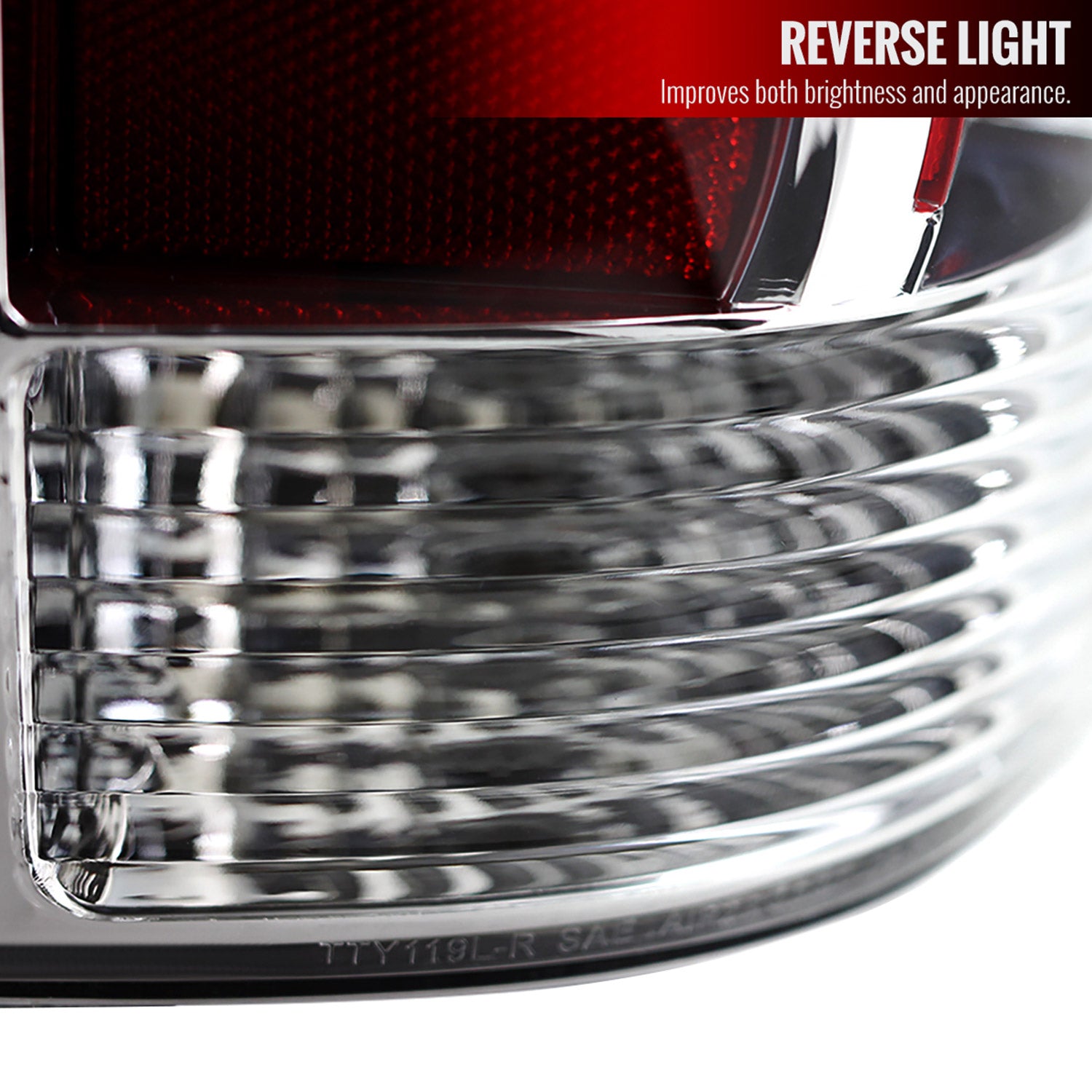 2005-2015 Toyota Tacoma LED Tail Lights Chrome Housing/Clear Lens