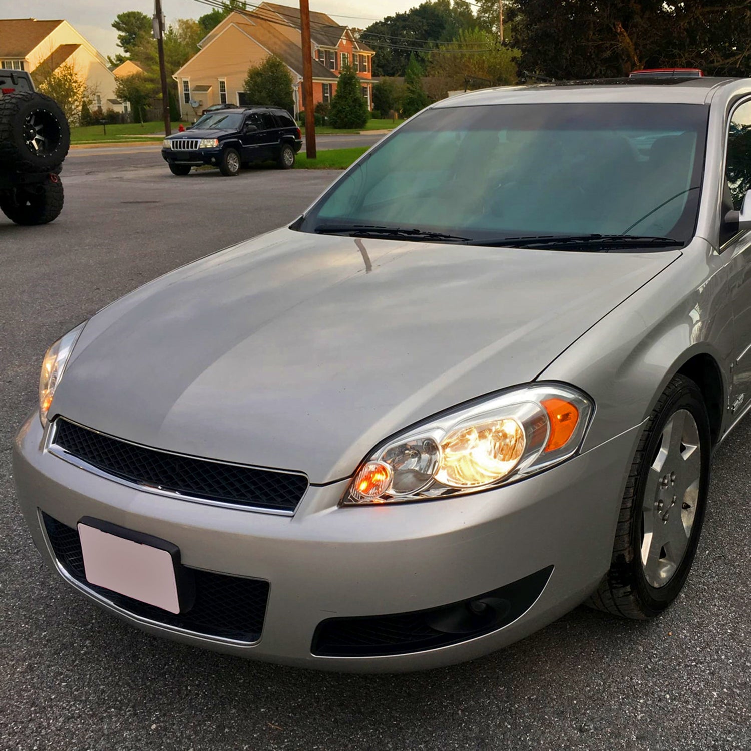 2006-2013 Chevy Impala / Impala Limited /Monte Carlo Headlights Amber & Chrome