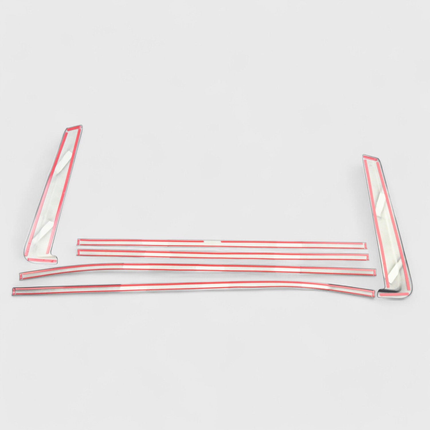 2021-2024 Chevrolet Tahoe Window Trim Set Gloss Black 6Pcs ABS Plastic