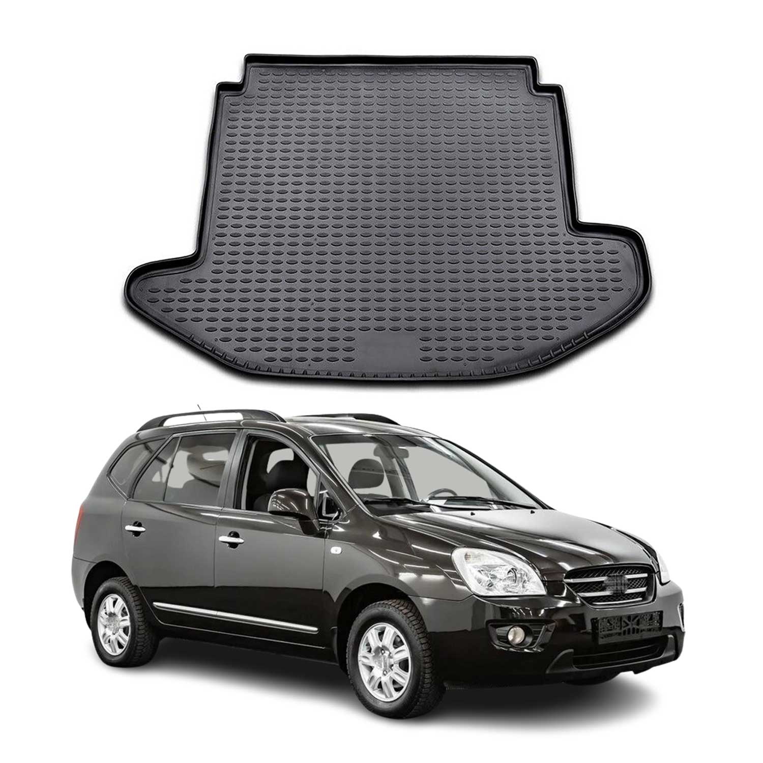 2007-2010 Kia Rondo Cargo Liner Trunk Mat All Weather Black