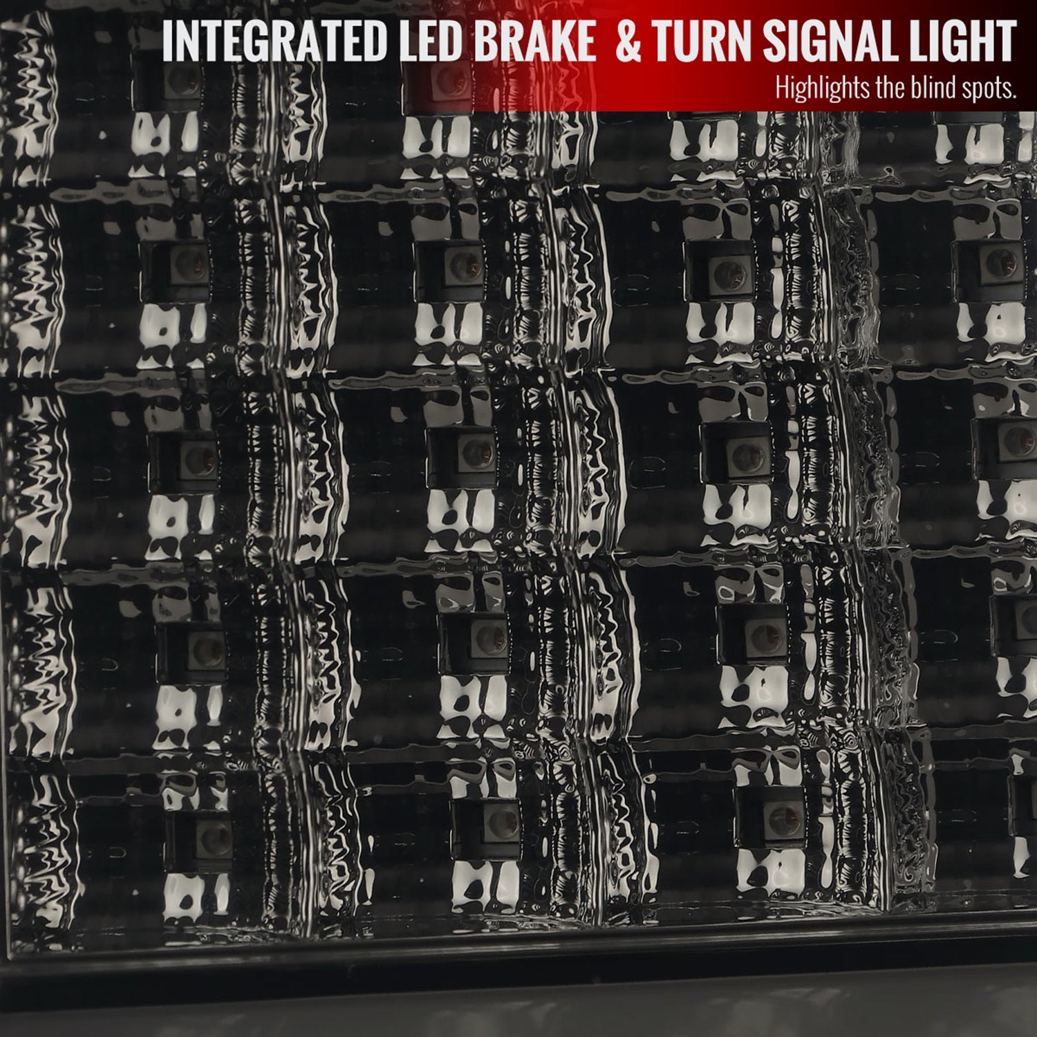 2009-2018 Dodge RAM 1500 2500 3500 White Bar LED Tail Lights Chrome/Smoke