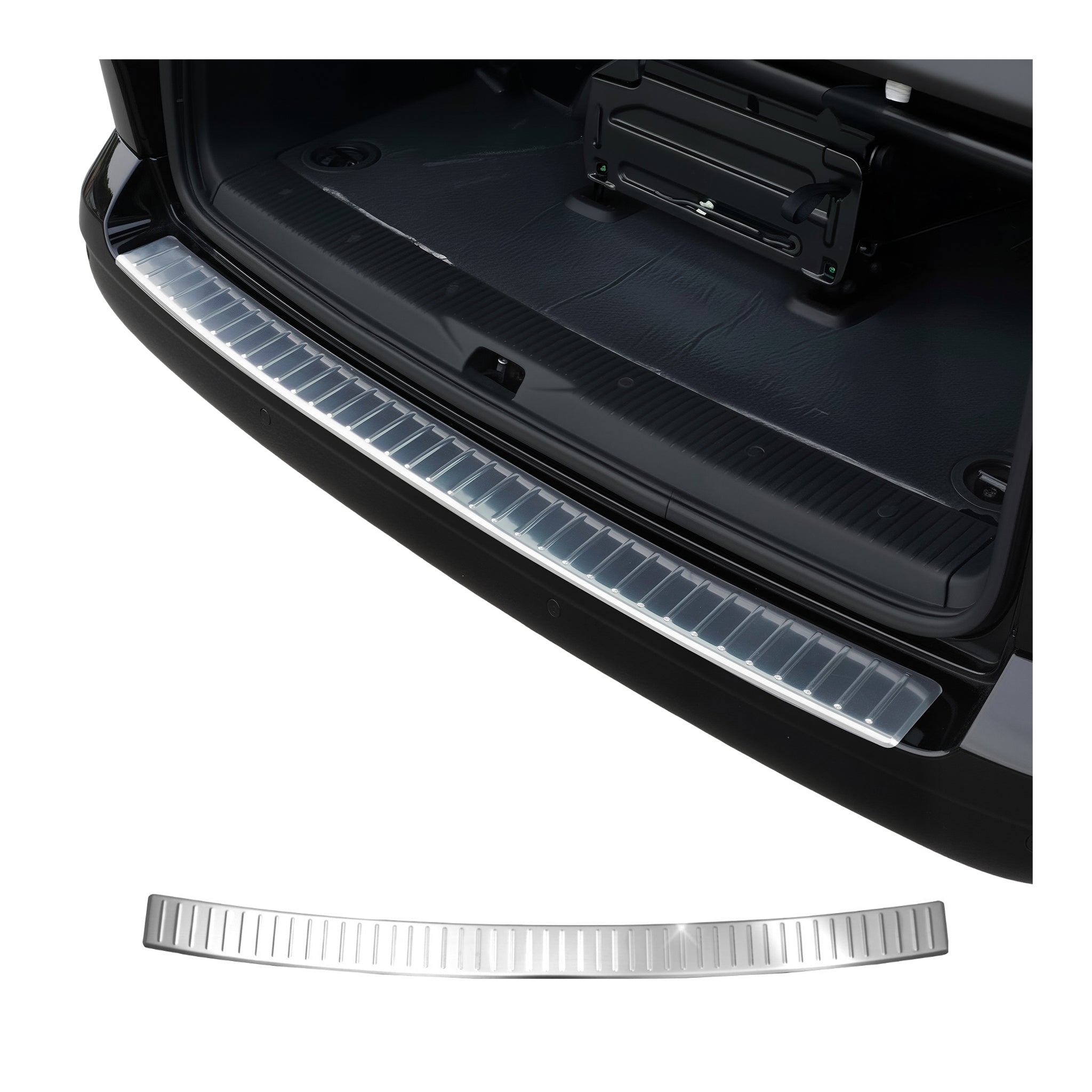 2003-2015 VW T5 Transporter Rear Bumper Guard Stainless Steel Glossy