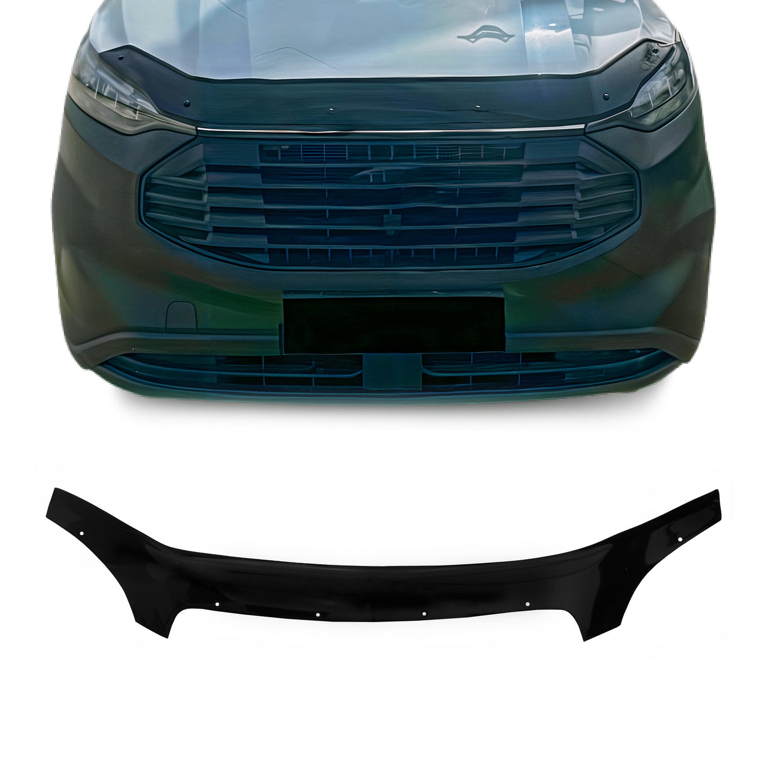 2006-2010 Ford Explorer Front Bug Shield Hood Deflector 1 Pc Smoke