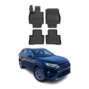 2019-2025 Toyota RAV4 Hybrid Premium Floor Mats Liners Full Set All Weather Heavy Duty
