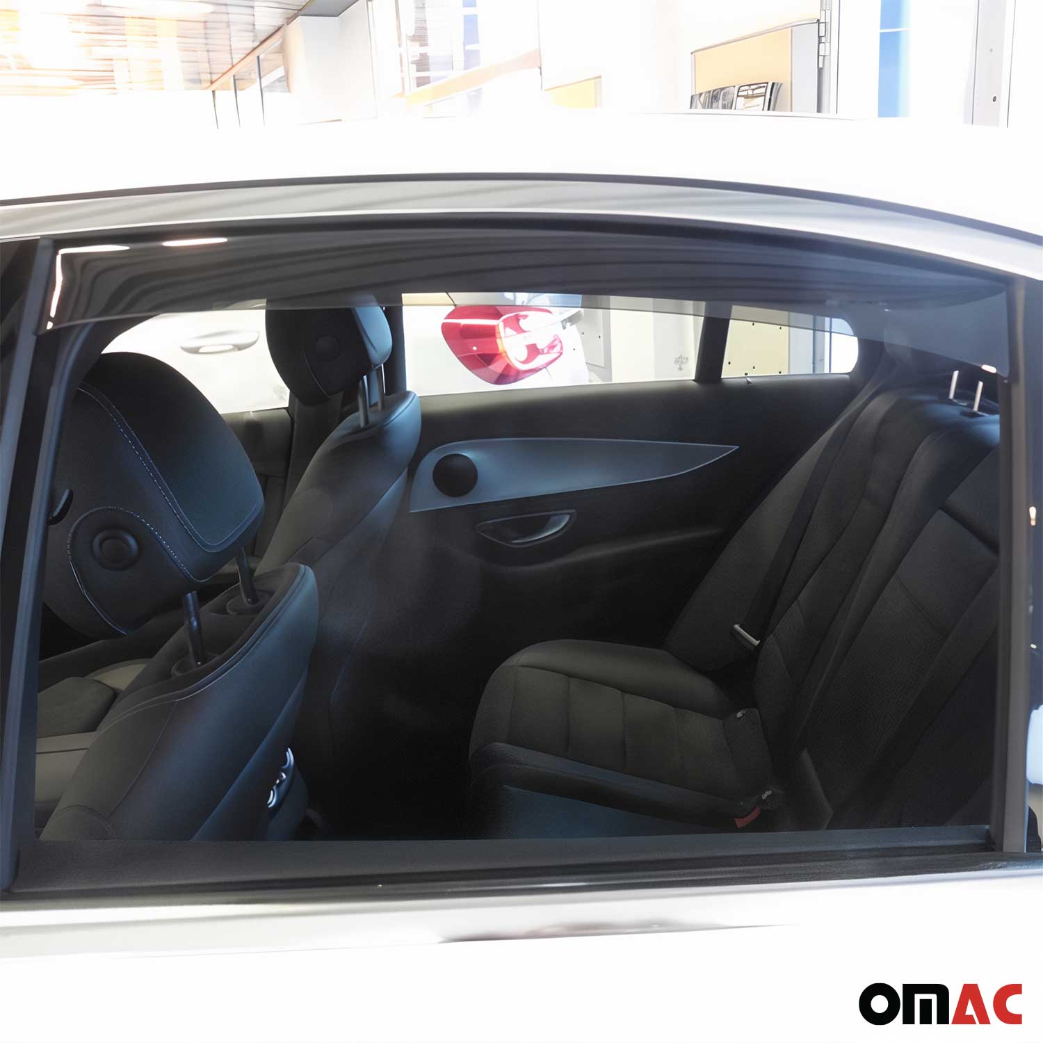 2017-2023 Mercedes E Class W213 S213 Window Visor Vent Rain Deflector 4Pcs Smoke