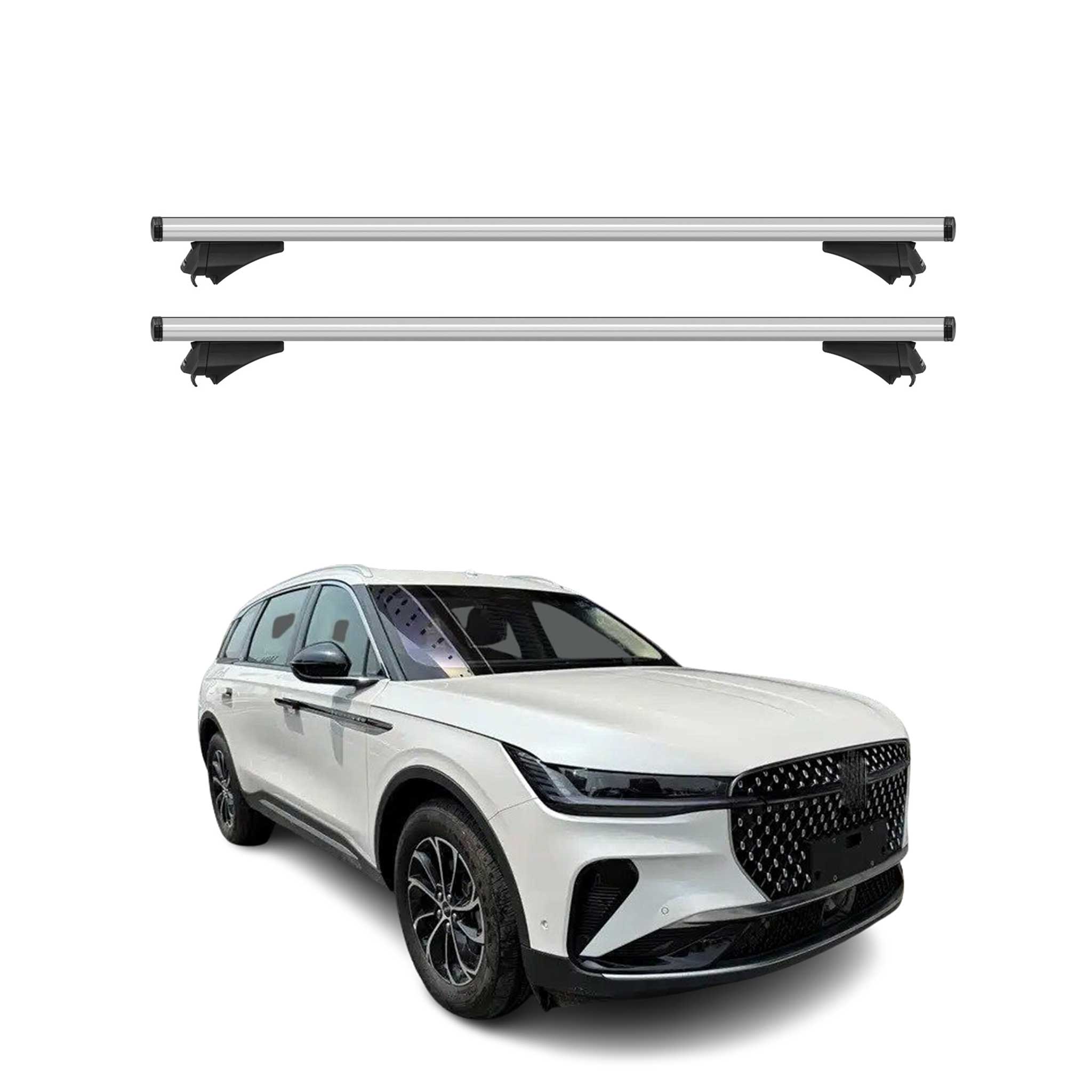 2024-2025 Lincoln Nautilus Roof Rack Cross Bars Luggage Carrier Silver