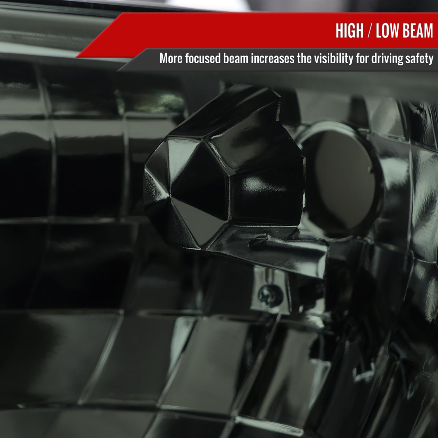 1993-1997 Ford Ranger Factory V2 Headlights w/Corner Lights Chrome/Smoke