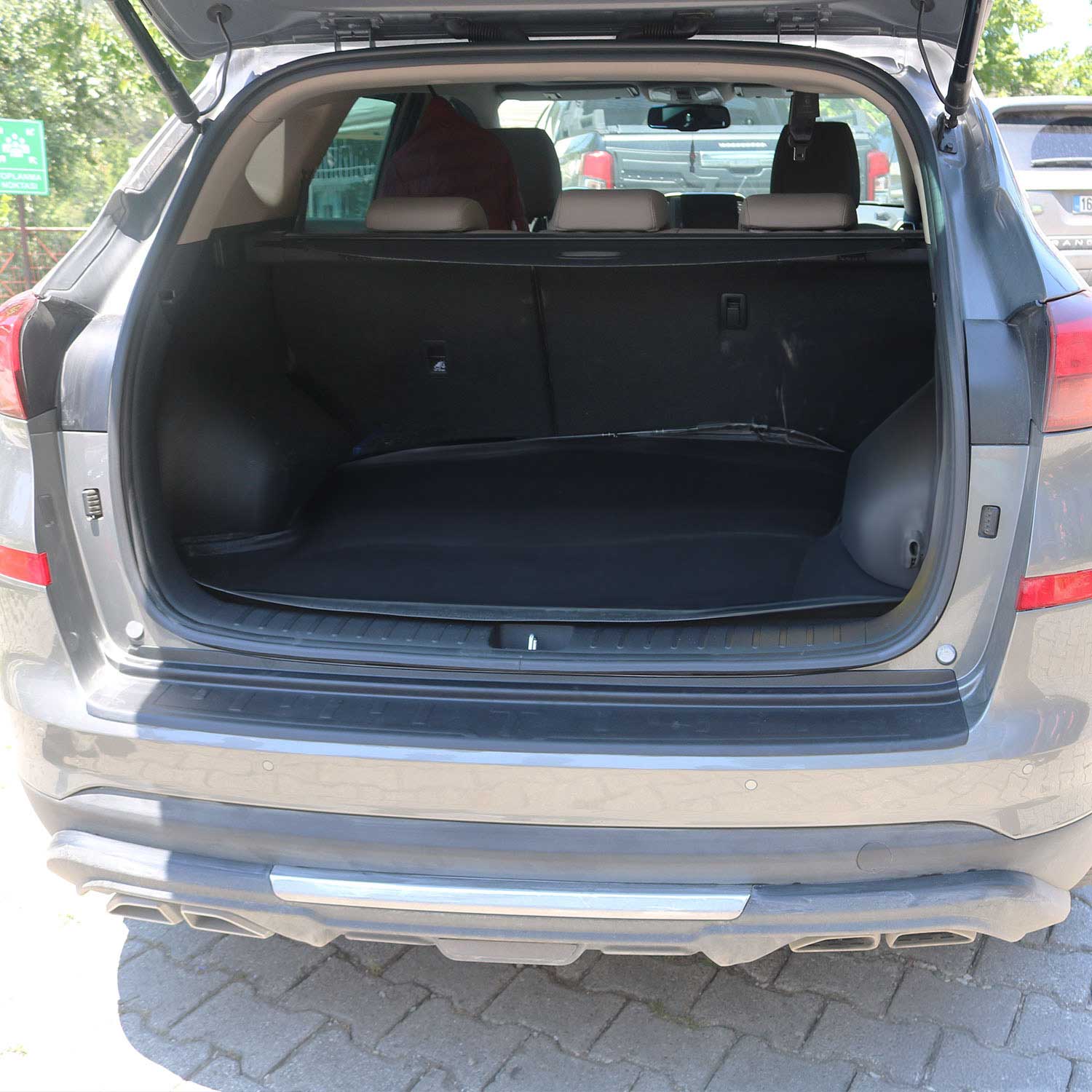 2019-2021 Hyundai Tucson Rear Bumper Guard Plastic Black