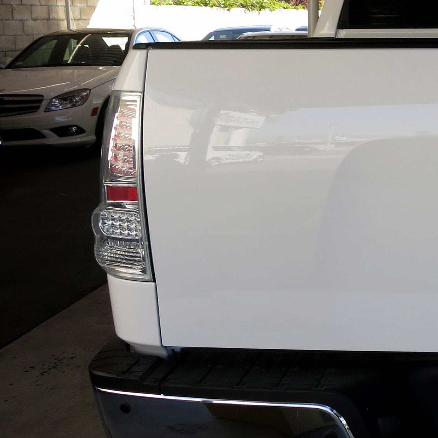 2007-2013 Toyota Tundra LED Tail Lights Chrome Housing/Clear Lens