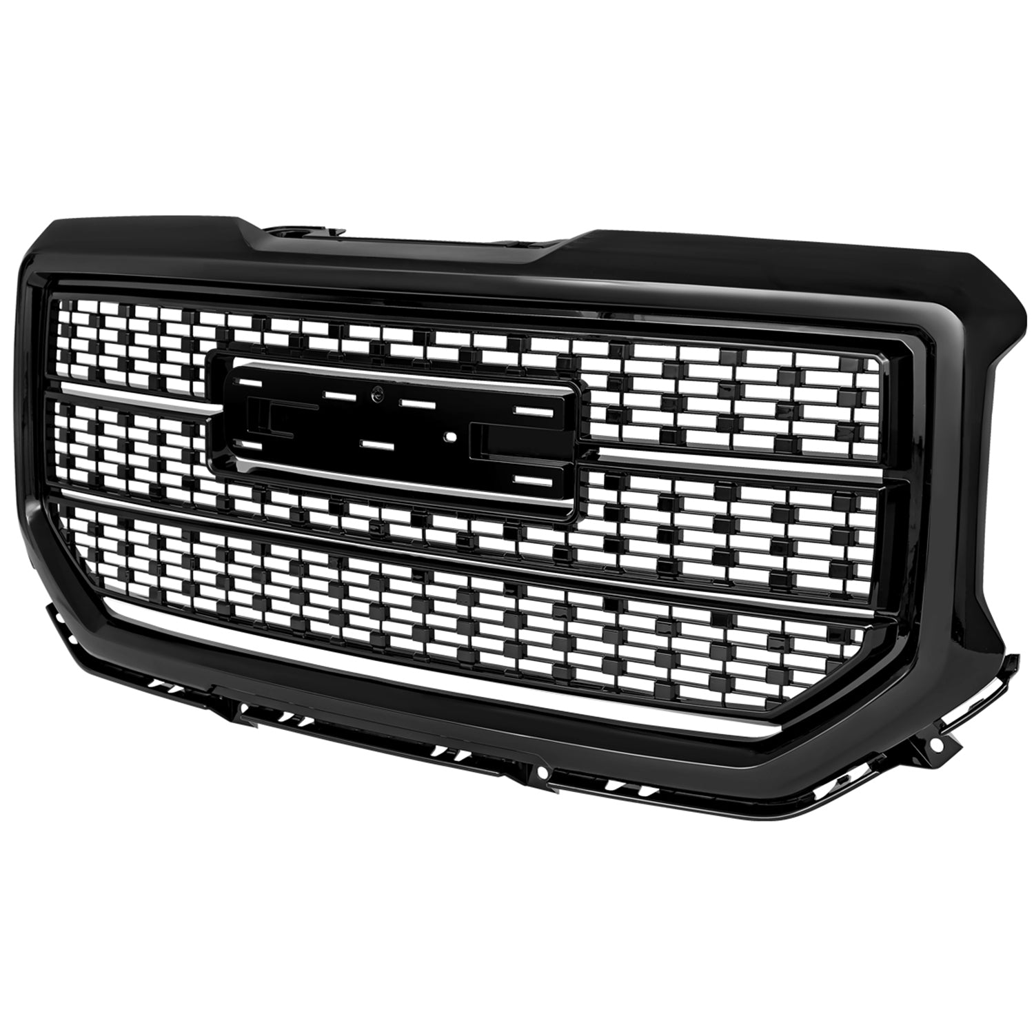 2016-2018 GMC Sierra 1500 Glossy Mesh Denali Style Hood Replacement Grille