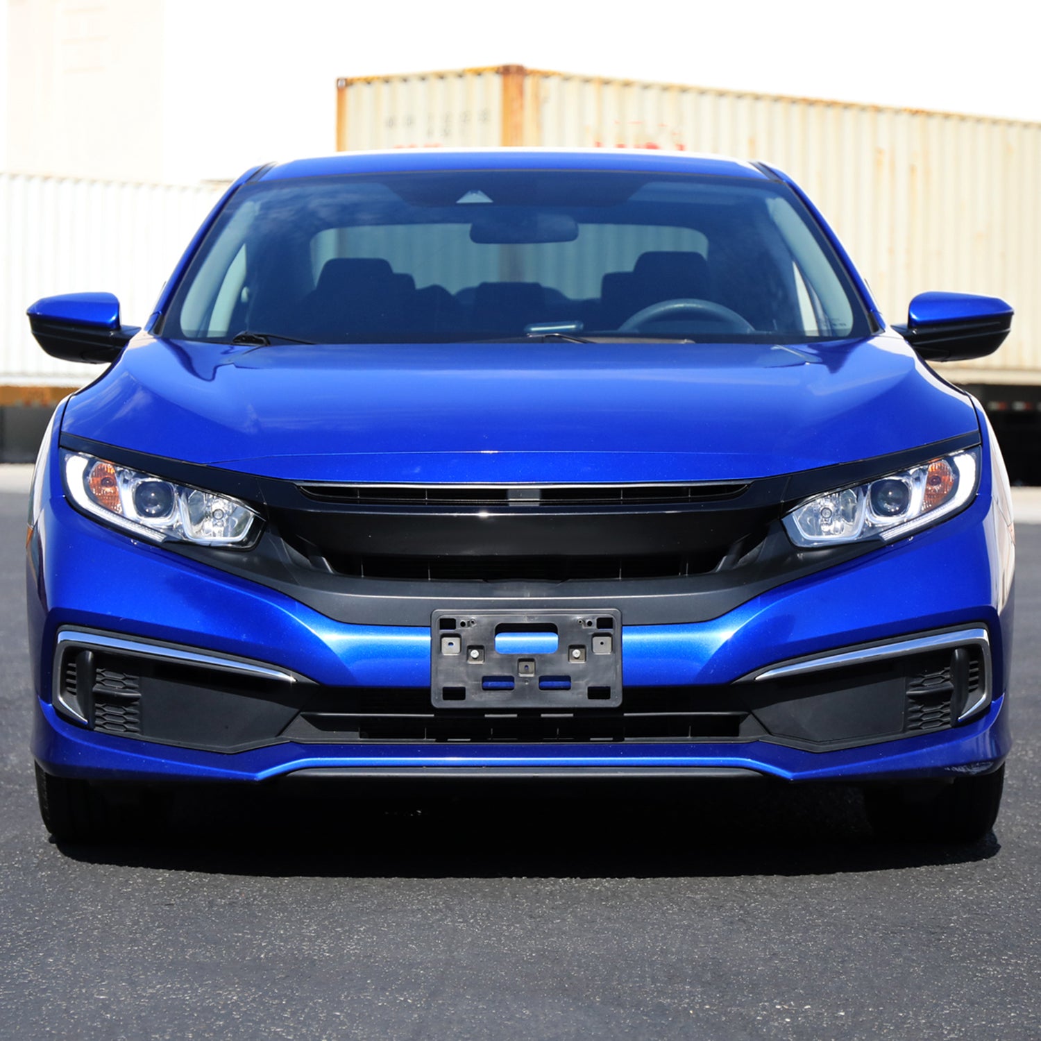 2016-2021 Honda Civic LED Strip Factory Projector Headlights Chrome/Clear