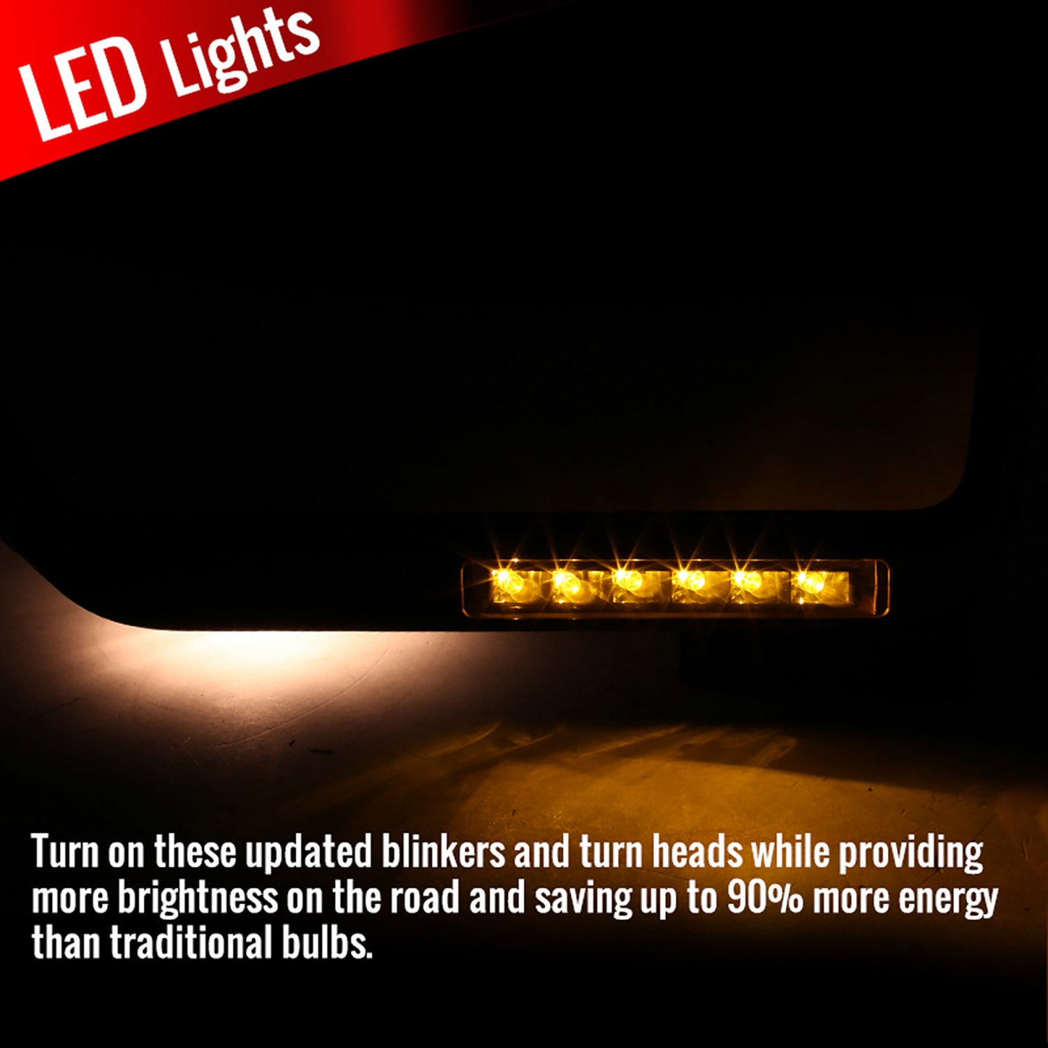 2007-2014 Ford F-150 Chrome Heated Side Mirror Amber & Puddle Passenger Side