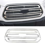 Ford Transit 150 250 350 2015-2019 Pre Facelift Front Bumper Grill Trim Molding Stainless Steel Silver 5Pcs