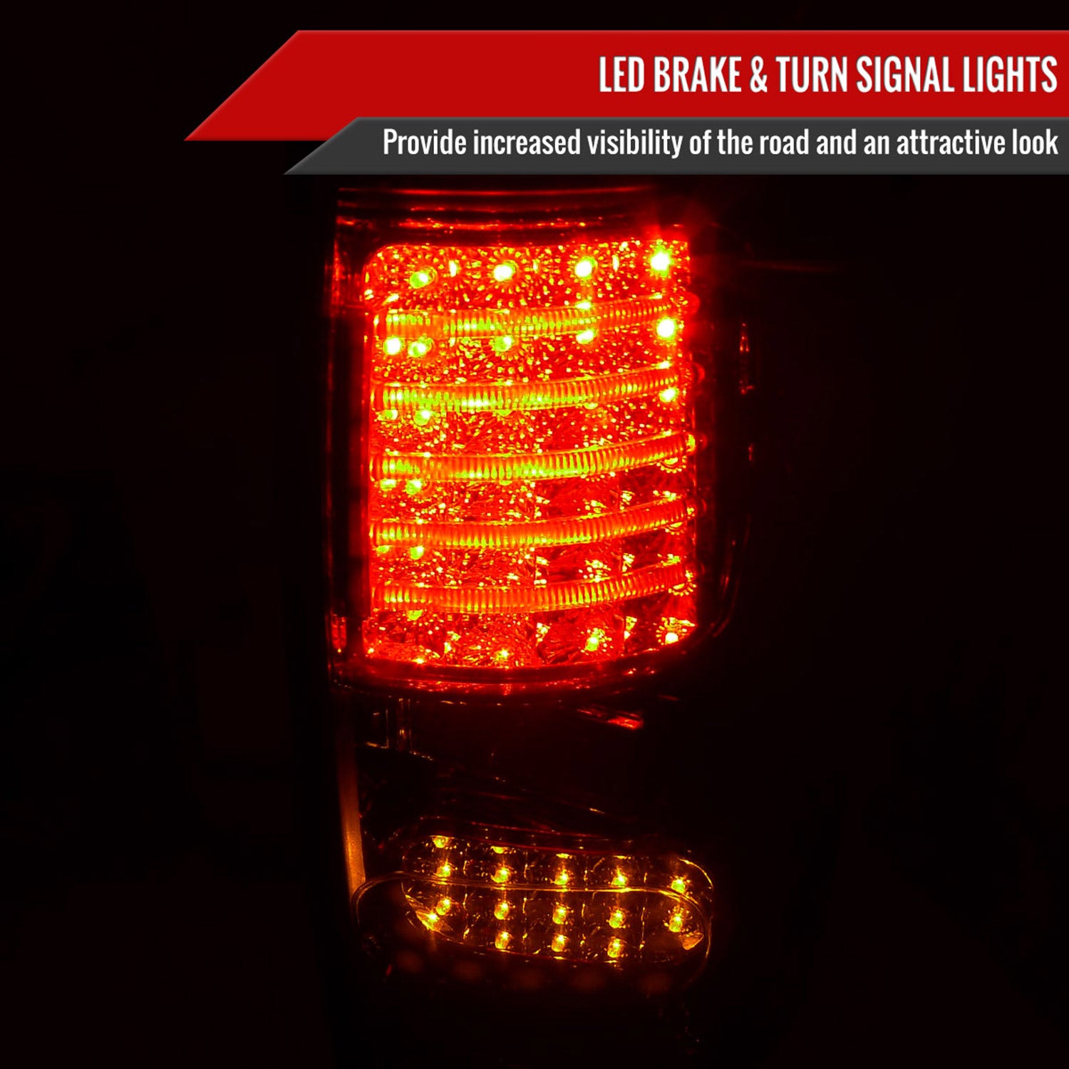 2007-2013 Toyota Tundra LED Tail Lights Chrome Housing/Smoke Lens