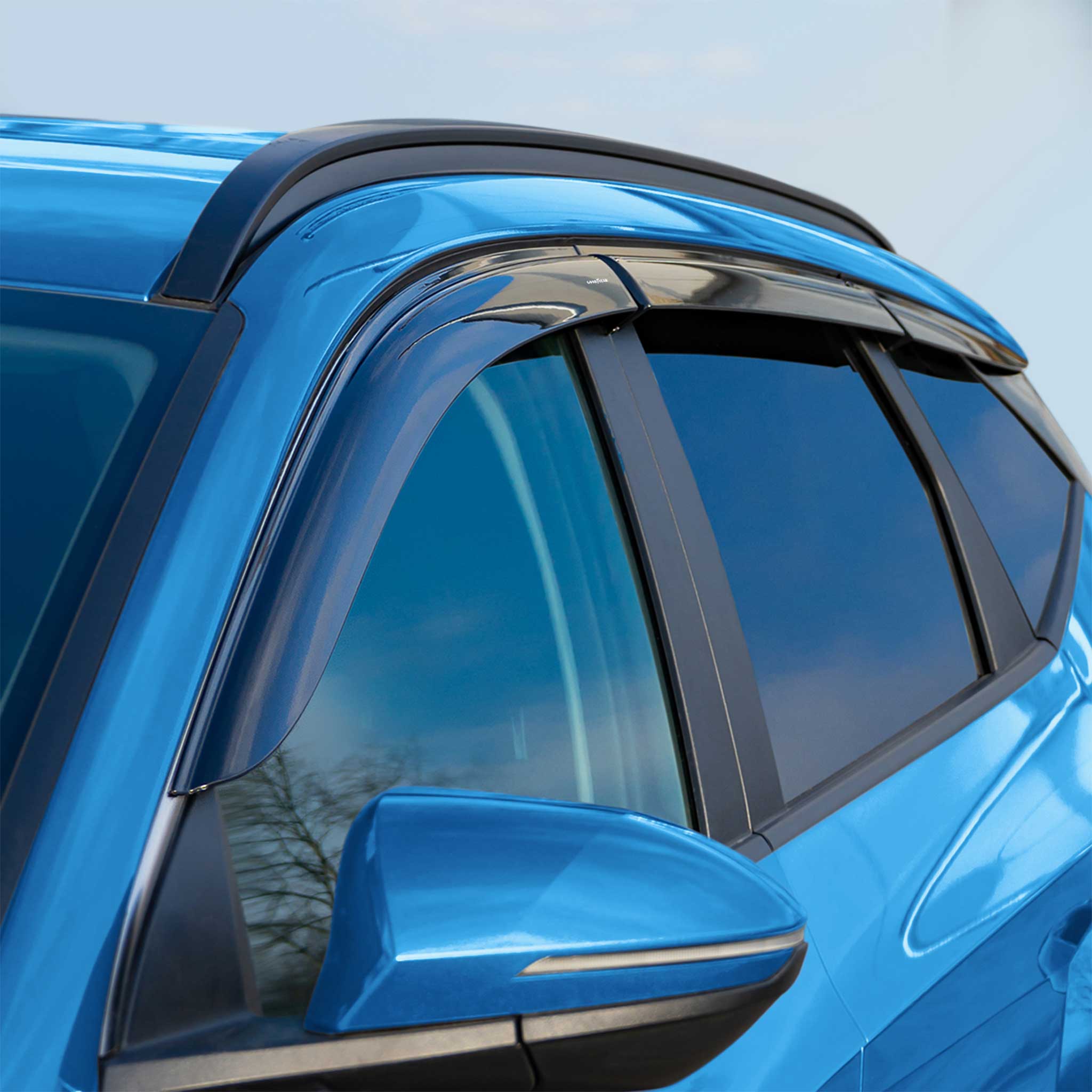 Goodyear Wind Deflectors for Hyundai Tucson 2022-2026 Tape-On Premium Smoke 6Pcs