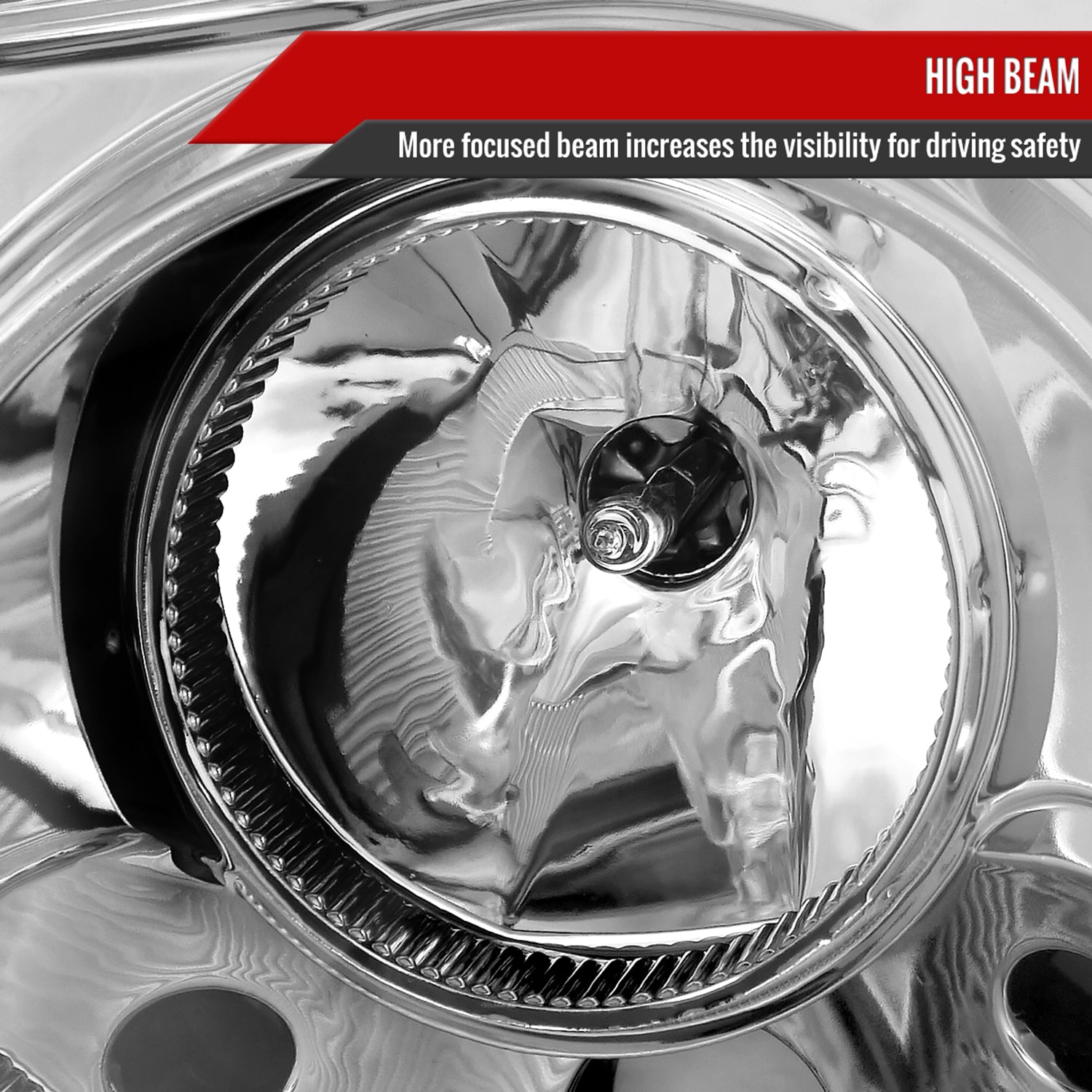 2005-2010 Chrysler 300 Base/LX/Touring Projector Headlights Chrome/Clear Lens