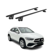 Roof Rack Cross Bars for Mercedes GLA Class H247 2021-2026 Aluminium Black 2x