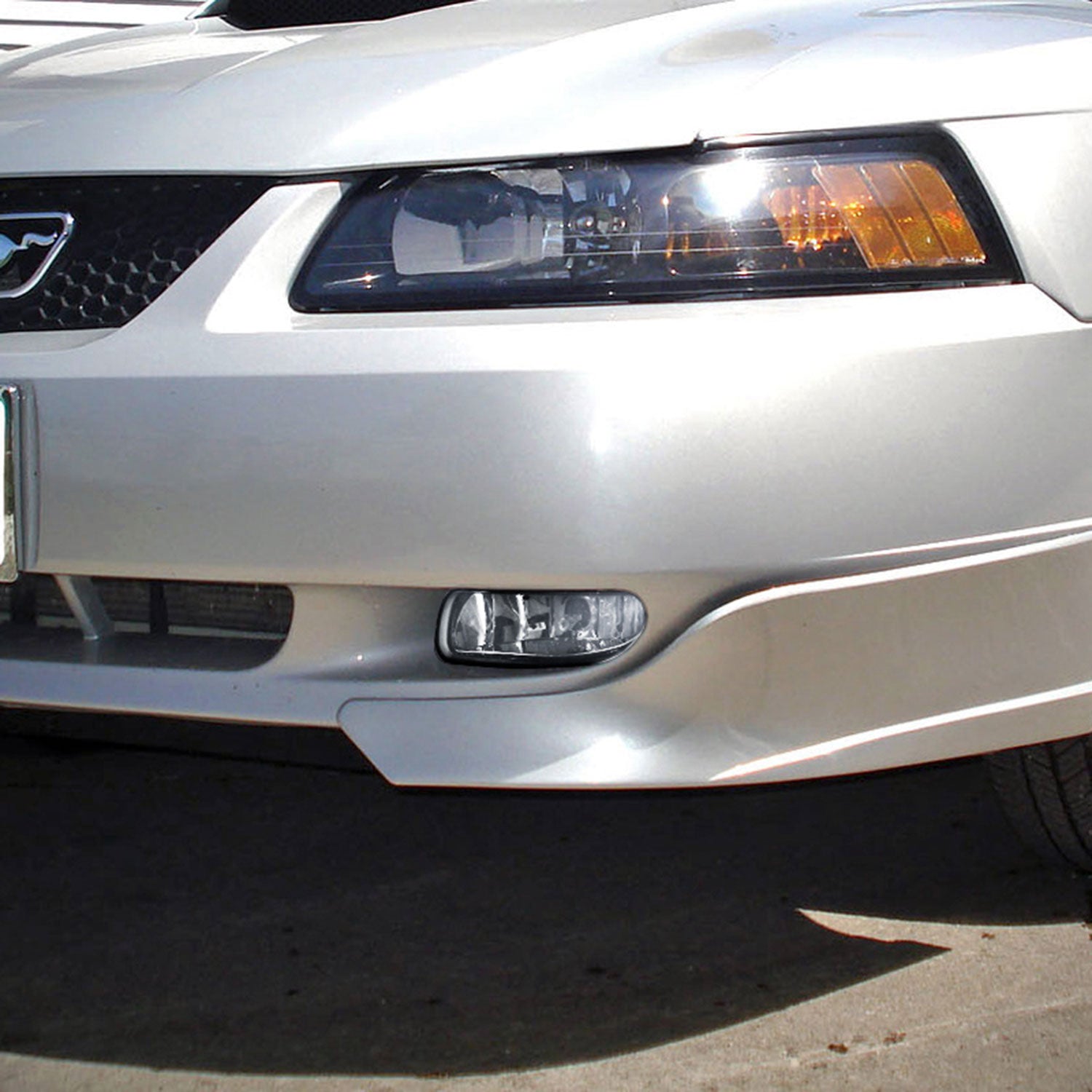 1999-2004 Ford Mustang 899 Fog Lights Kit Chrome Housing/Clear Lens