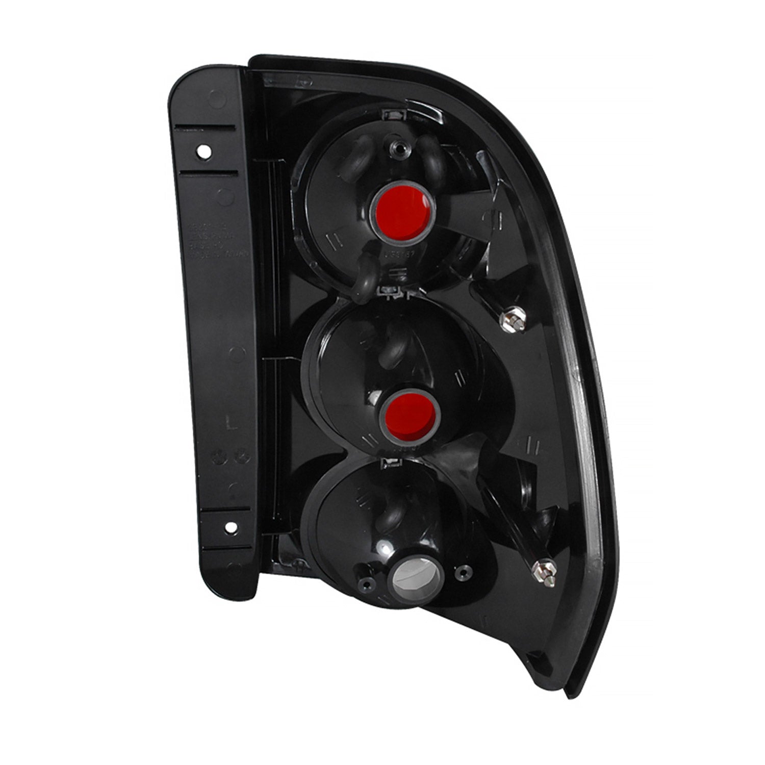 2002-2009 Chevrolet Trailblazer Tail Lights Chrome Housing/Clear Lens