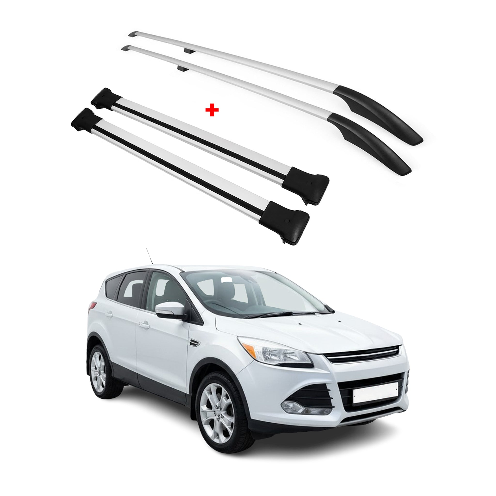 2013-2019 Ford Escape Roof Racks & Roof Rack Rails Black