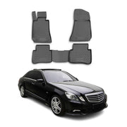 2010-2013 Mercedes E Class W212 Sedan Floor Mats Liners Full Set All Weather Black