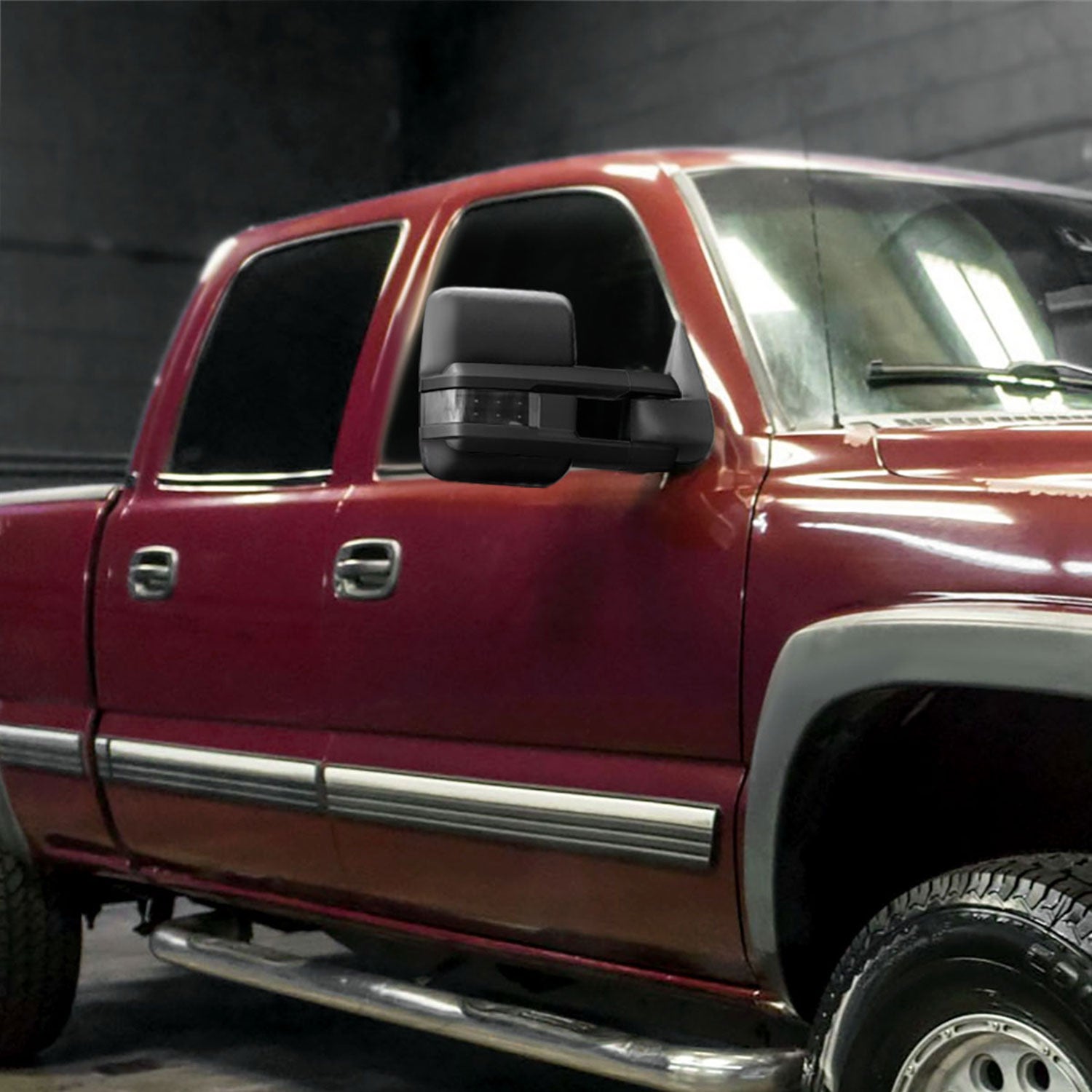 1999-2002 Chevy Silverado/Tahoe/Sierra/Yukon/XL Heated Towing Mirrors Smoke