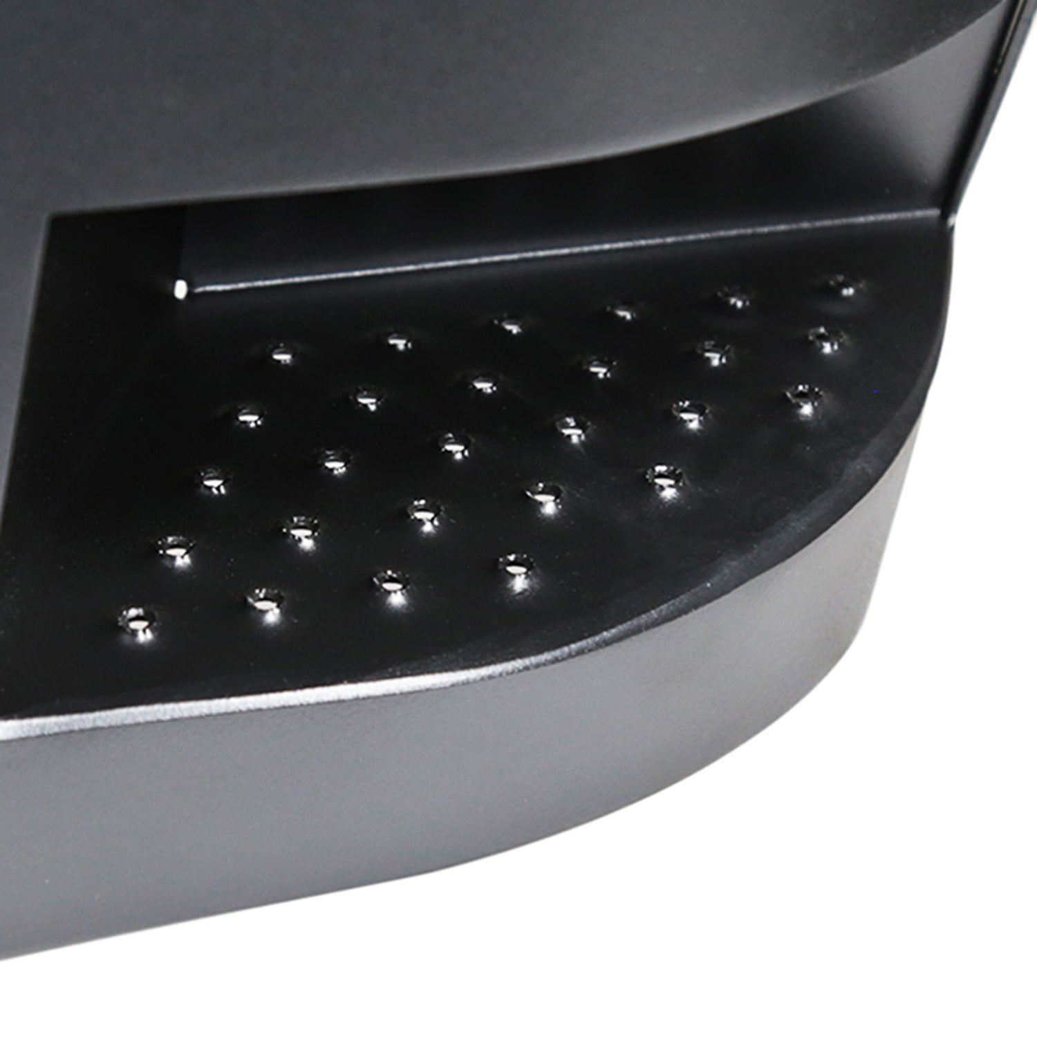 2014-2021 Toyota Tundra Black Heavy Duty Steel Rear Step Bumper w/License Lamp