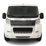 2014-2022 RAM ProMaster Car Bonnet Mask Hood Bra Black Chequered 1 Pc