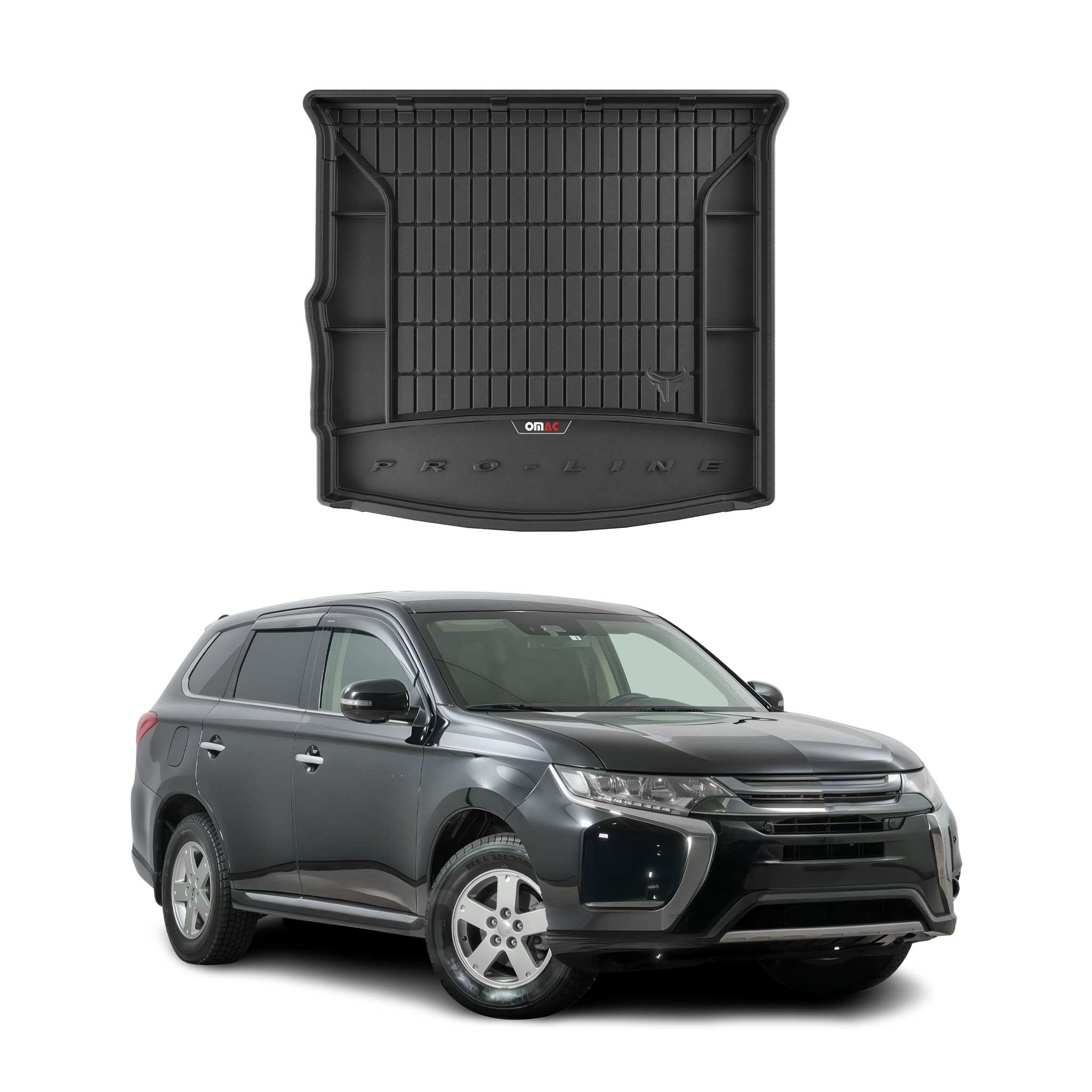 2018-2022 Mitsubishi Outlander PHEV Premium Cargo Liner Trunk Mat All Weather Heavy Duty