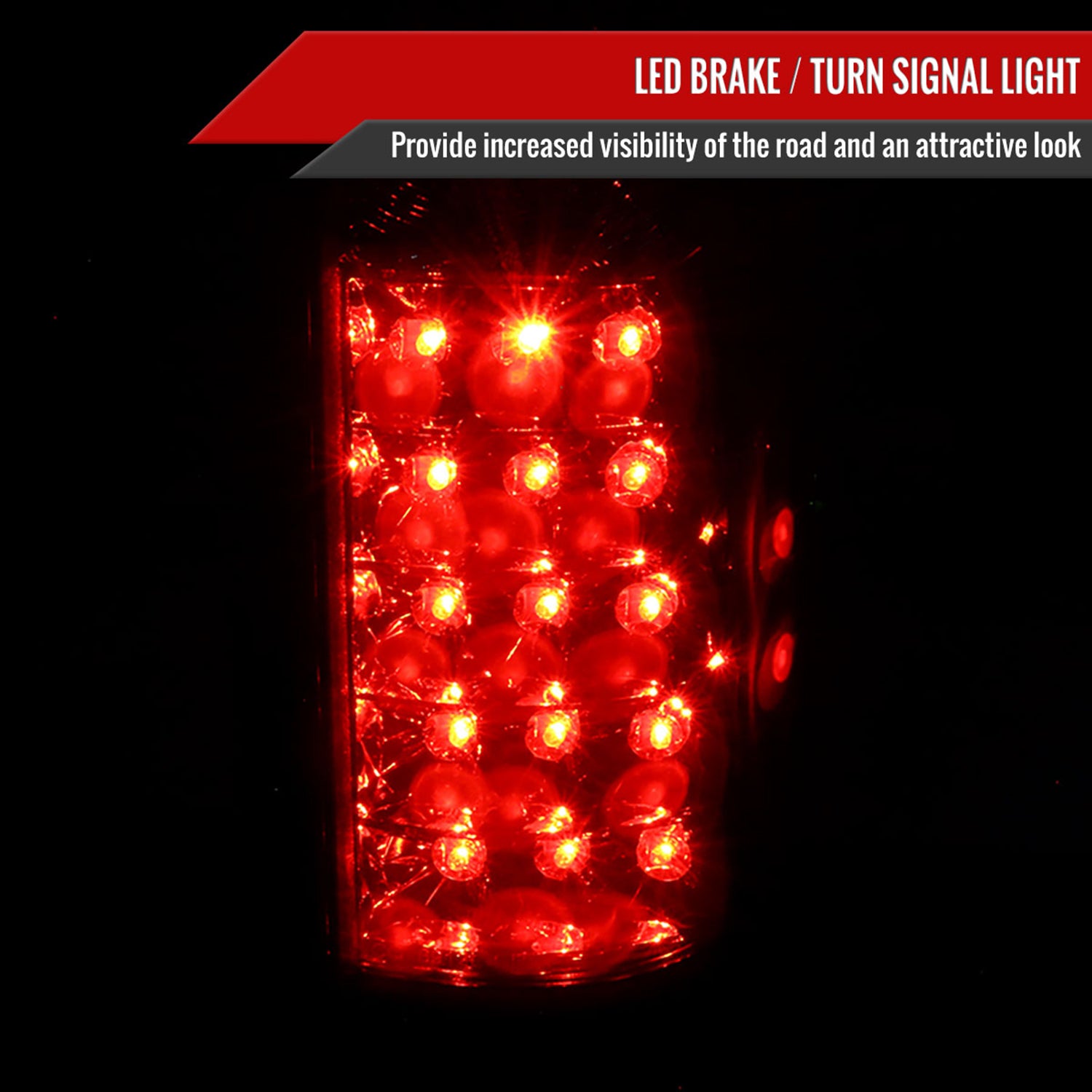 1988-2000 Chevy Silverado/Tahoe/Suburban/Sierra APC LED Tail Lights Smoke Lens