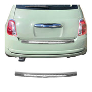 2012-2016 Fiat 500 Rear Bumper Guard Stainless Steel Glossy