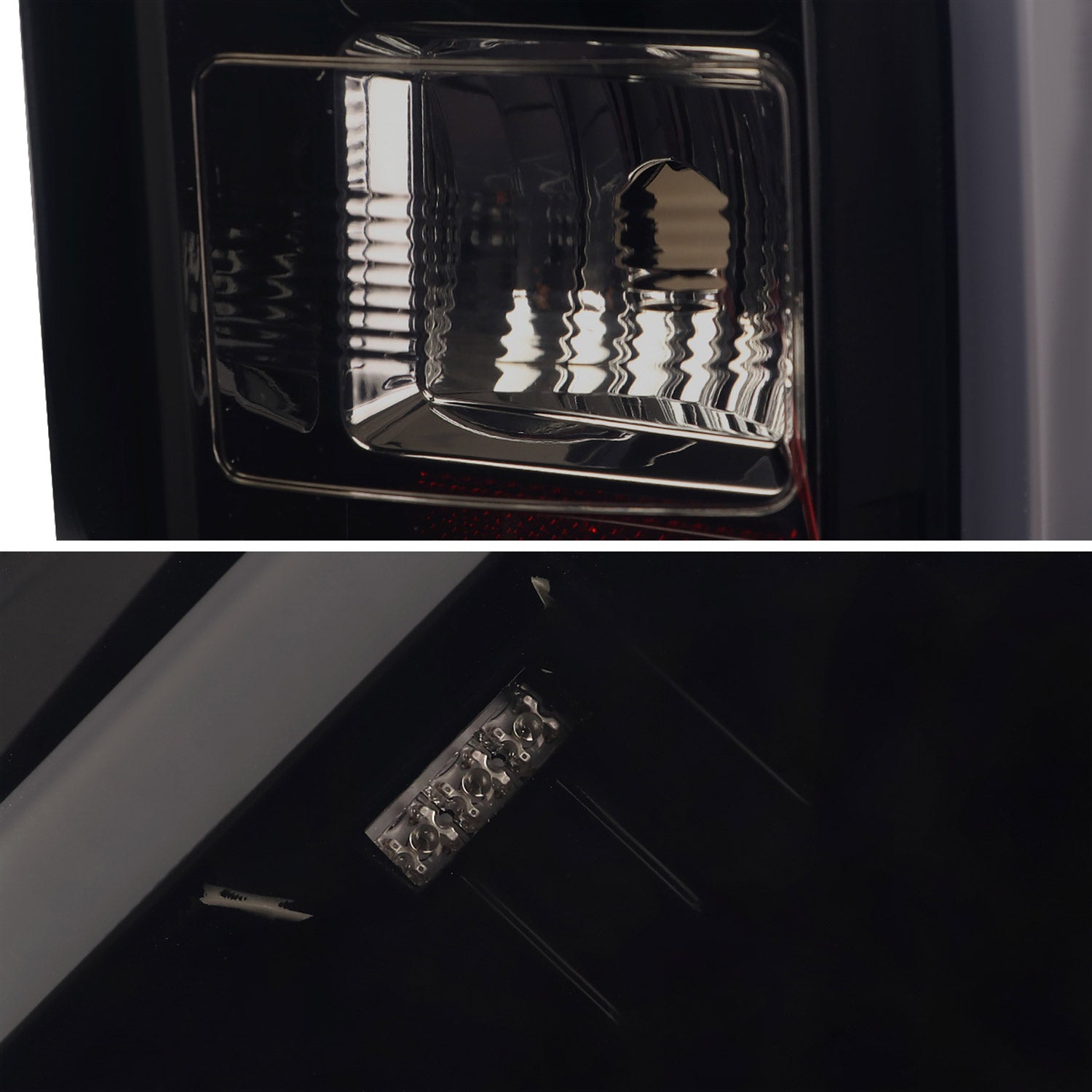 2014-2018 GMC Sierra 1500/2500HD/3500HD LED Tail Lights Glossy Black/Smoke