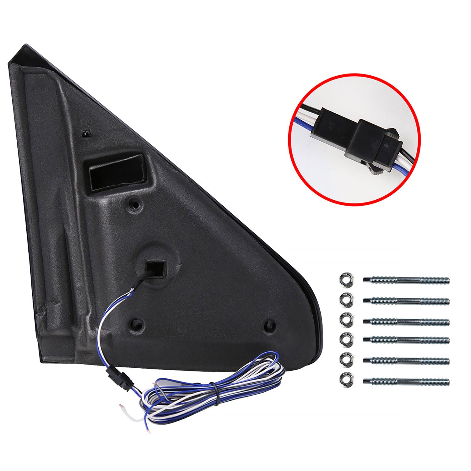 2002-2009 Dodge RAM 1500/2500/3500 Manual Foldable Side Mirrors & Turn Signal