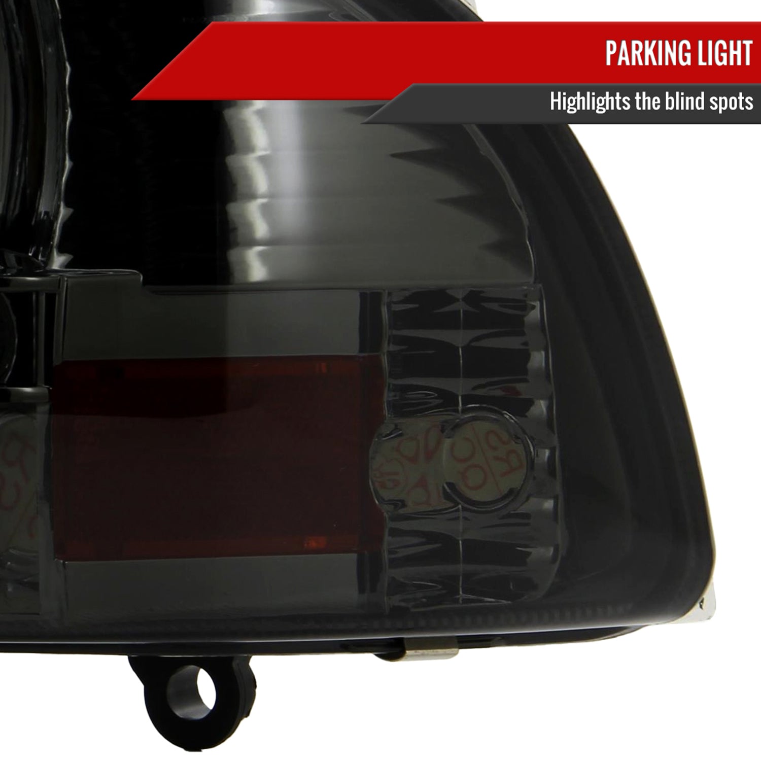 1997-2004 Dodge Dakota/ Durango LED Light Factory Crystal Headlights Smoked